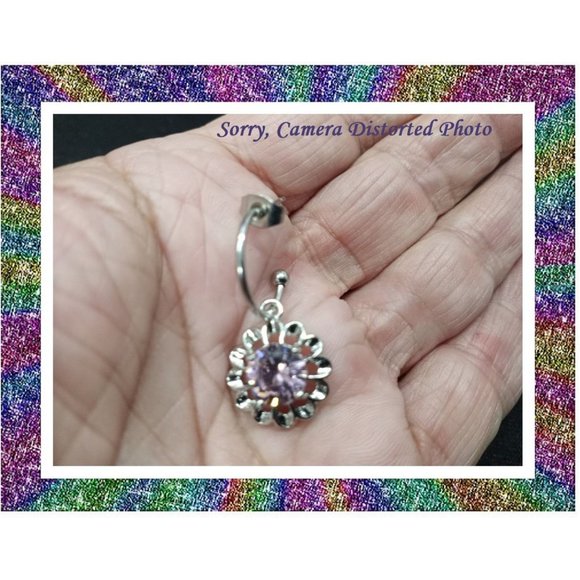3/$12  Crystal Rhinestone Interchangeable Charm Earrings-3 Pairs in Set - Picture 3 of 8